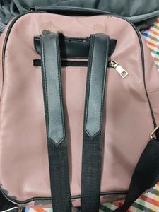 Pink Checkered Backpack