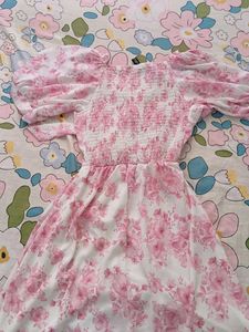 Floral Puff Sleeve Dress