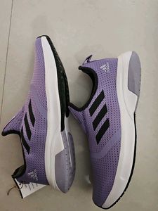 Adidas Purple Slip-On Sneakers