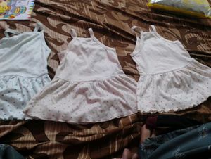3 Frock Set For Baby Girl
