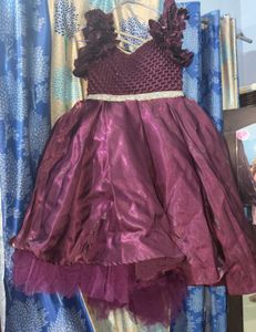 Girls Heavy Partywear Gown