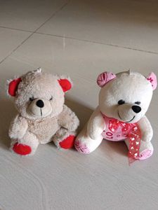 Cute Teddy Bear Duo