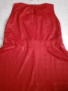 Cute Red Dress w/ Bunny Appliques