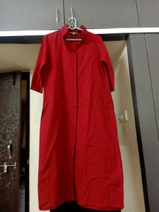 ANOUK Red Kurti Set
