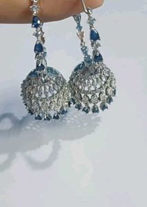 Dangling AD Jhumka Earrings
