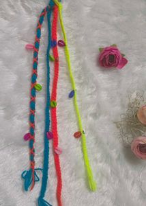 Colorful Braided Hair Accessory (Garba)
