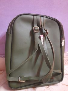 Stylish Olive Green Backpack