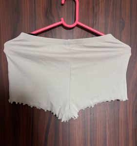 H&amp;M Ribbed Lace Nightsuit - Top &amp; Shorts