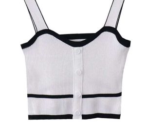 Button Down Crop Tank