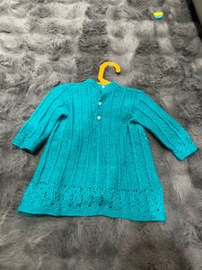 2 Cute Knitted Baby Dresses