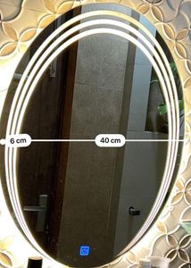 Spark Glass Oval LED Touch Sensor Light