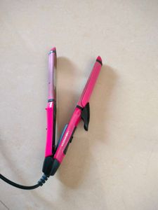 NEWNOVA 2 in 1, Hair straightener + curler