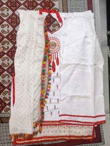 Ladies Plazoo Suit. Fully Stitched. 3pcs Set