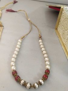 Elegant Faux Pearl Statement Necklace