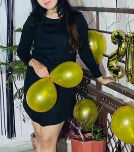 Little Black Warm Dress