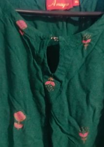 Amayra || Green Kurta || Good (Only 2 Times Used)