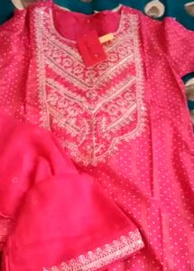 Anubhutee Brand Kurta Pant Dupatta Set Xxl