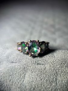 5 Gemstone Diamond Ring