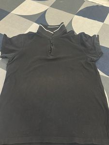 Vintage Black Polo Shirt