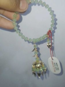 Green Beaded Bracelet