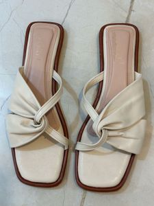 Beige Slippers