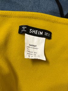 Shein Mustard Yellow Tank Top