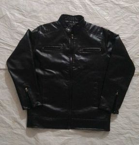 Black Faux Leather Jacket