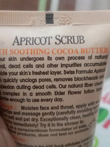 Apricot Scrub With Smoothening Cocoa Butter 💕