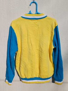 💛Yellow Vintage Varsity Jacket(L 24 B 20 )