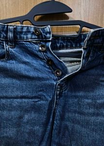 Dark Blue Denim Jeans