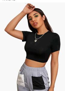 Black Crop Top for Western /Indian Wear
