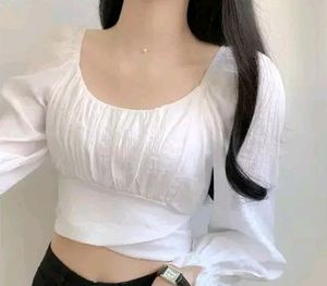 White Crop Top