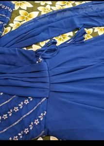 Beautiful Trendy Saree Gown For Diwali