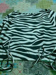 Animal Printed Crop Top