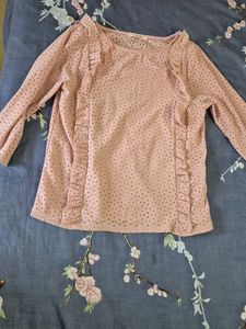 Striped Crop Top - Button Down - Freetop