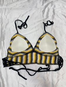 Crochet Bralette Top (Padded)