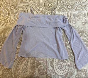 Lilac Off-the-Shoulder Top