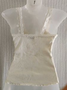 Vintage Lace Trim Cami Top