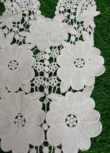 White Floral Lace Applique