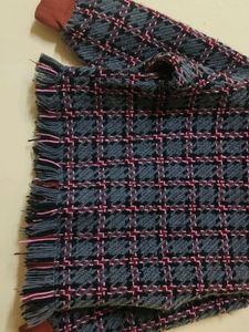 High Neck Woolen Crop Top For Women