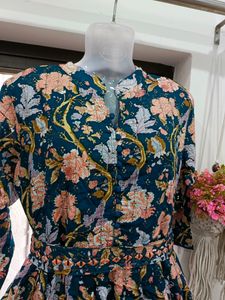 floral gown party wear