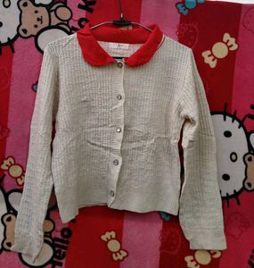 Peter Collar Cardigan