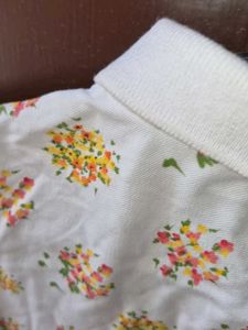 United colors of Benneton Floral Polo Shirt