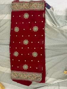 Saree With Heavy Work