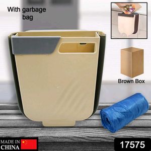 Foldable Hanging Trash Can –Space-Saving Waste Bin