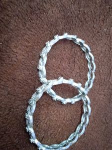 Set of 2 AD ( American Diamond )Kangan like new