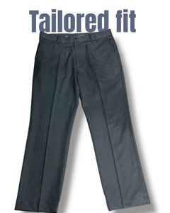 Tailored Fit Gray Pants