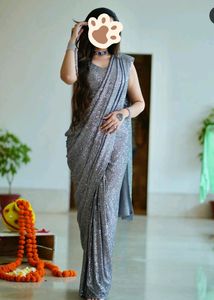 Bollywood Style Full Sequence Saree