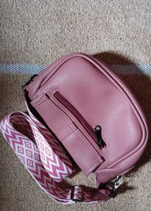 Dusty Rose Crossbody Bag
