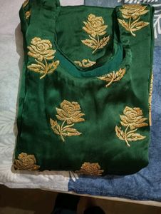 Stitched Silk Suit